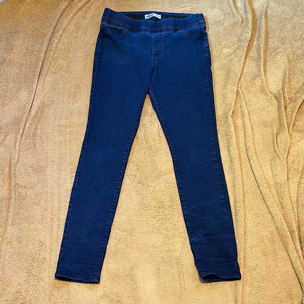 Old Navy size 14 Tall pull on mid rise Jeggings